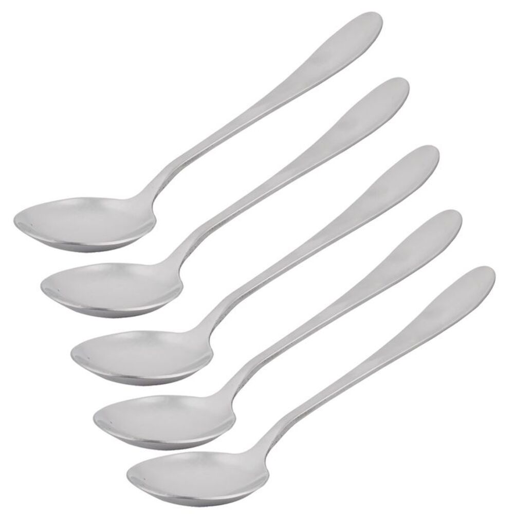 Stainless Steel Spoon 7.4Inch Table Spoon Dessert Spoon Utensils 5pcs